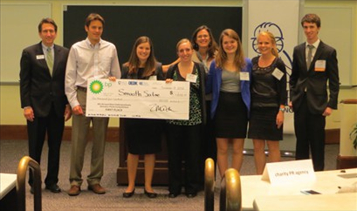 Congratulations Team Smooth Saline - First Place Winner in the 4th Annual Elevator Pitch Competition