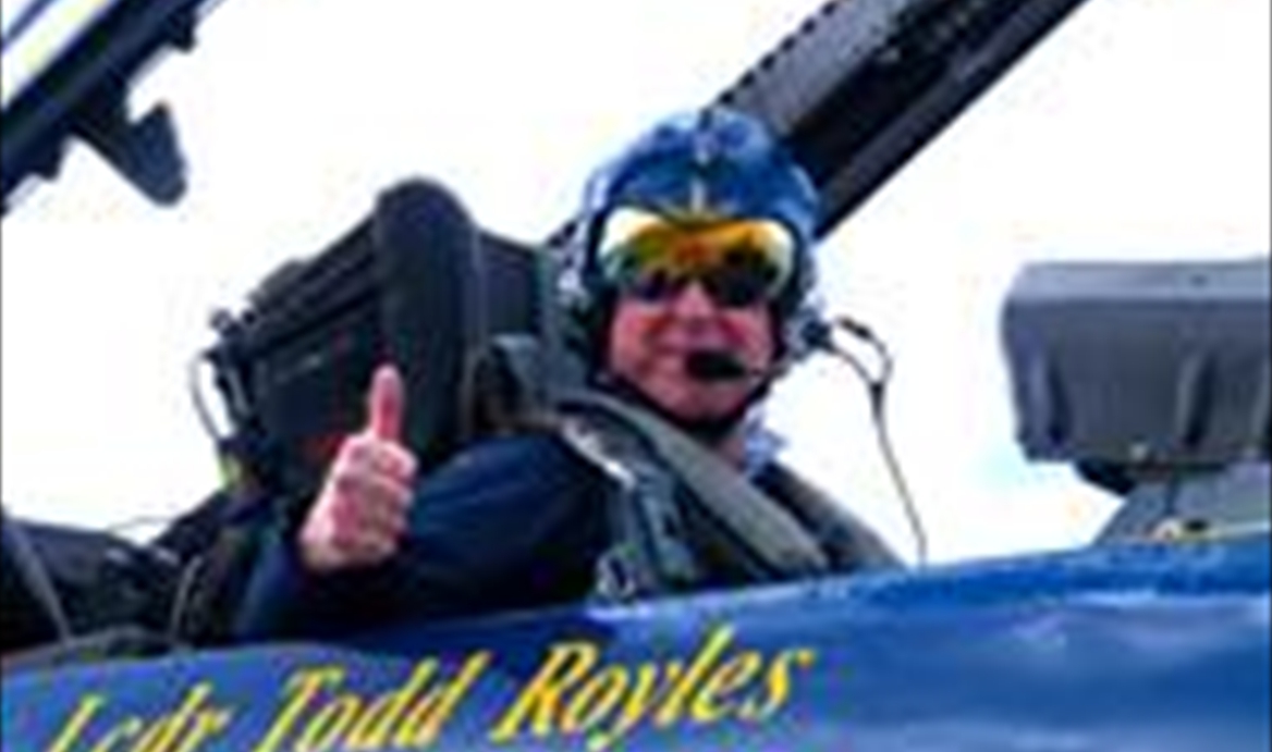 Engineering’s Dean, Ned Thomas, rockets aloft with Blue Angels
