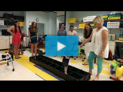 Students step up for physically challenged children